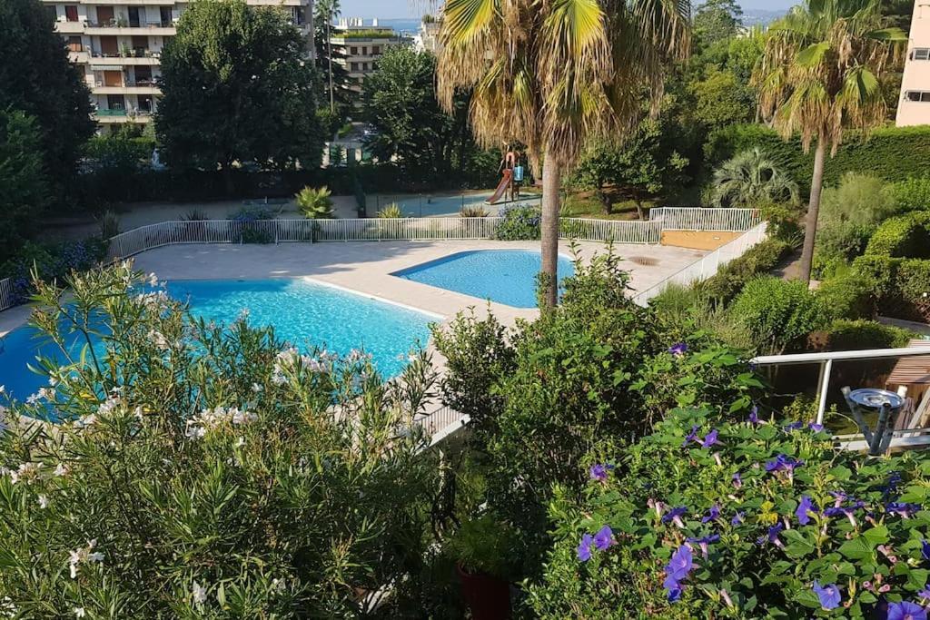 Appartement Vue Mer Sur Les Hauteurs De ニース エクステリア 写真