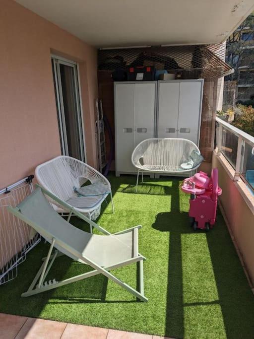 Appartement Vue Mer Sur Les Hauteurs De ニース エクステリア 写真